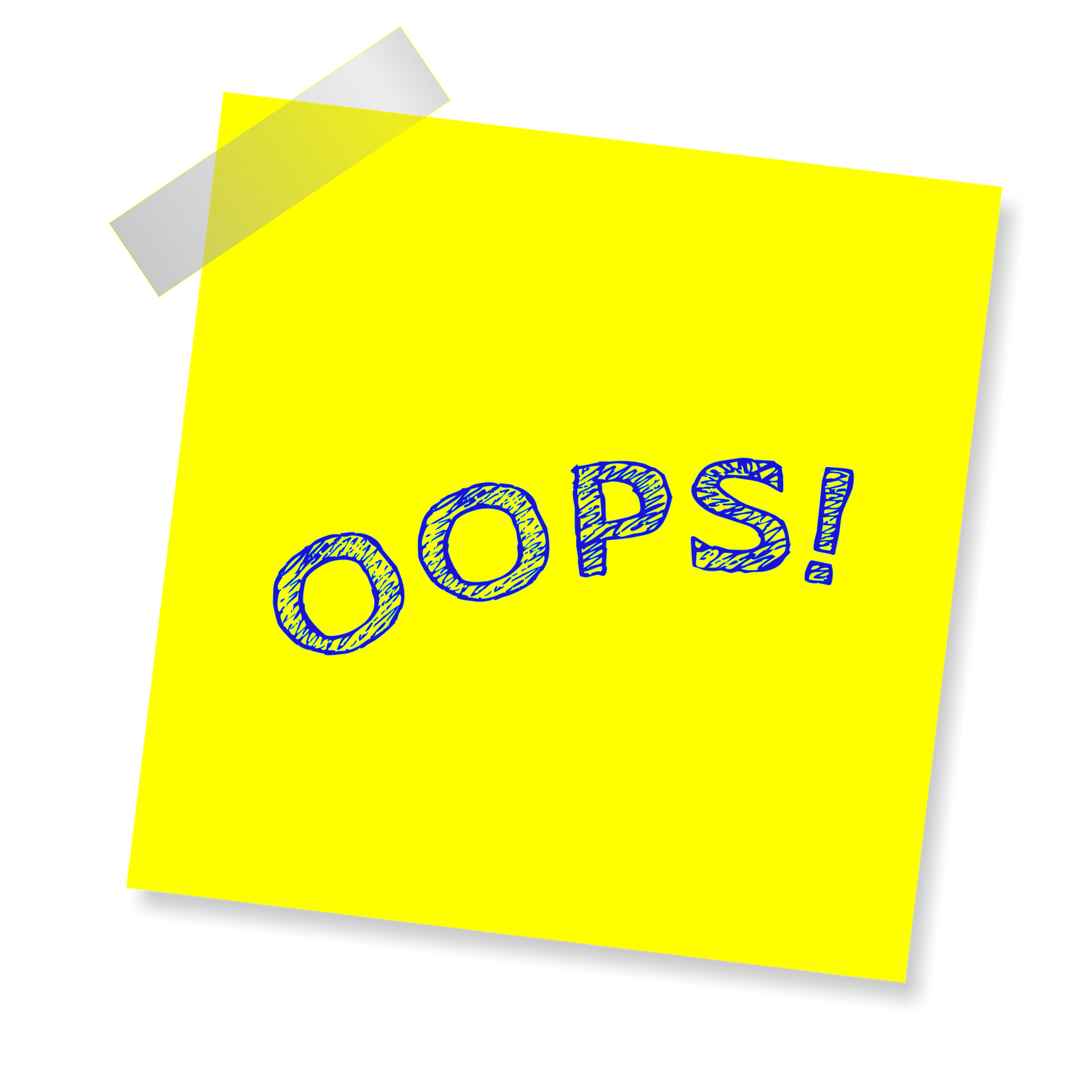 Oops! mistakes self-published authors make