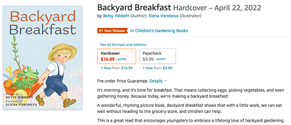 's Gardening Books #1 New Release in Children's Gardening Books